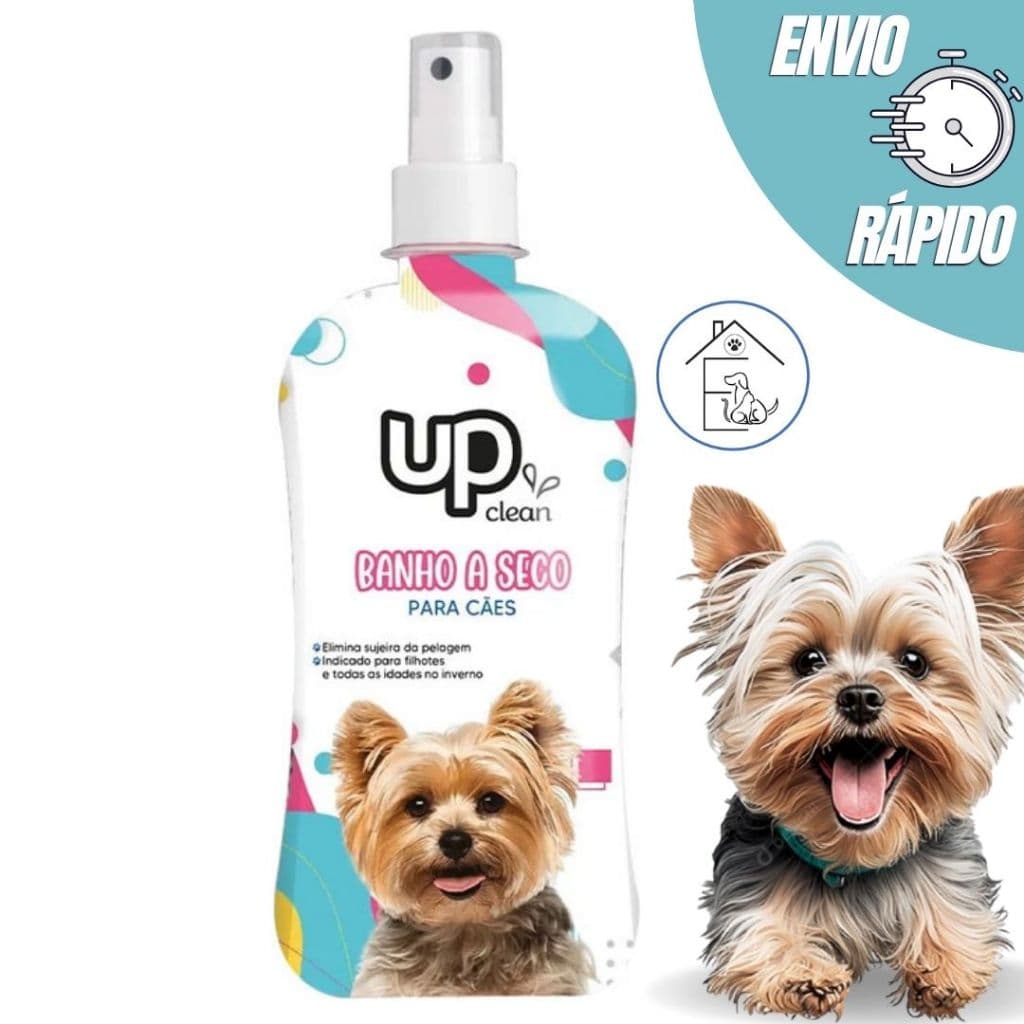 LOÇÃO BANHO A SECO PARA CÃES 500ML UP CLEAN