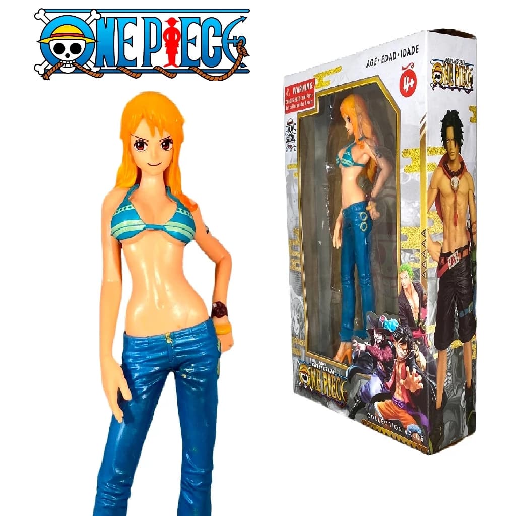 Figura de Ação Nami One Piece com caixa - Nami Action Figure