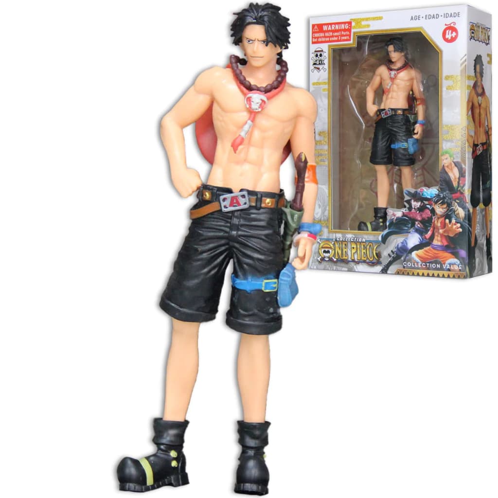Figura de Ação Ace One Piece com caixa - Portgas D. Ace Action Figure