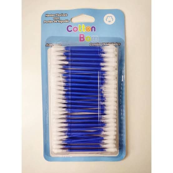 Kit 625 Cotonetes Hastes Flexíveis Cotton Bom