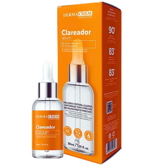 Serum Clareador de Manchas e Uniformizador da Pele Dermachem - 30ml