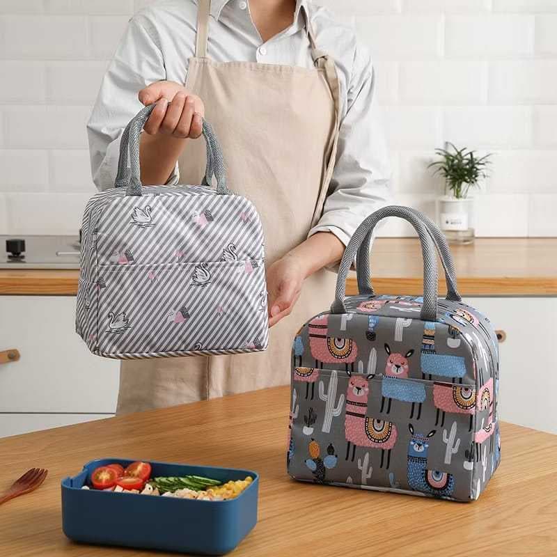 Bolsa térmica para marmita e mantimentos FITNESS estampada Nécessaire - Lançamento.