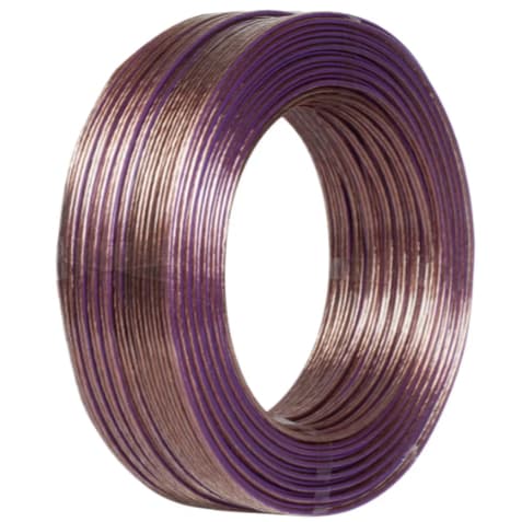 50 Metros Fio 2,4mm Cabo Bicolor Paralelo Som Automotivo Alto Falante Home Theater Caixa de Som