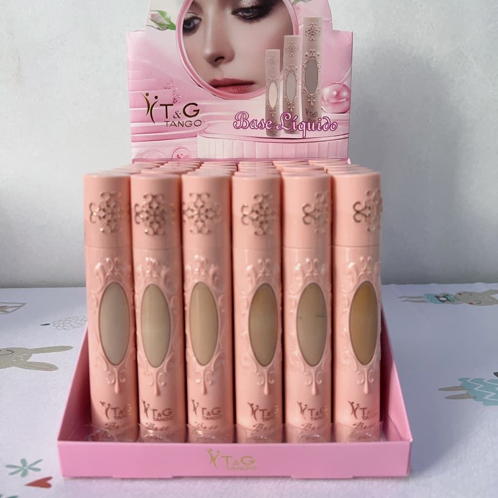 Base Líquida Matte à Prova d'Água Hidratante Natural Clareadora de Longa Duração