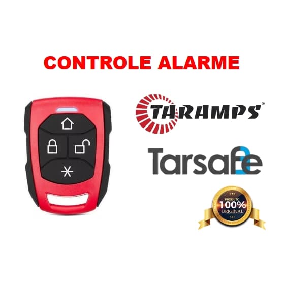 Controle alarme Taramps, Tarsafe Vermelho original (todos modelos da marca)