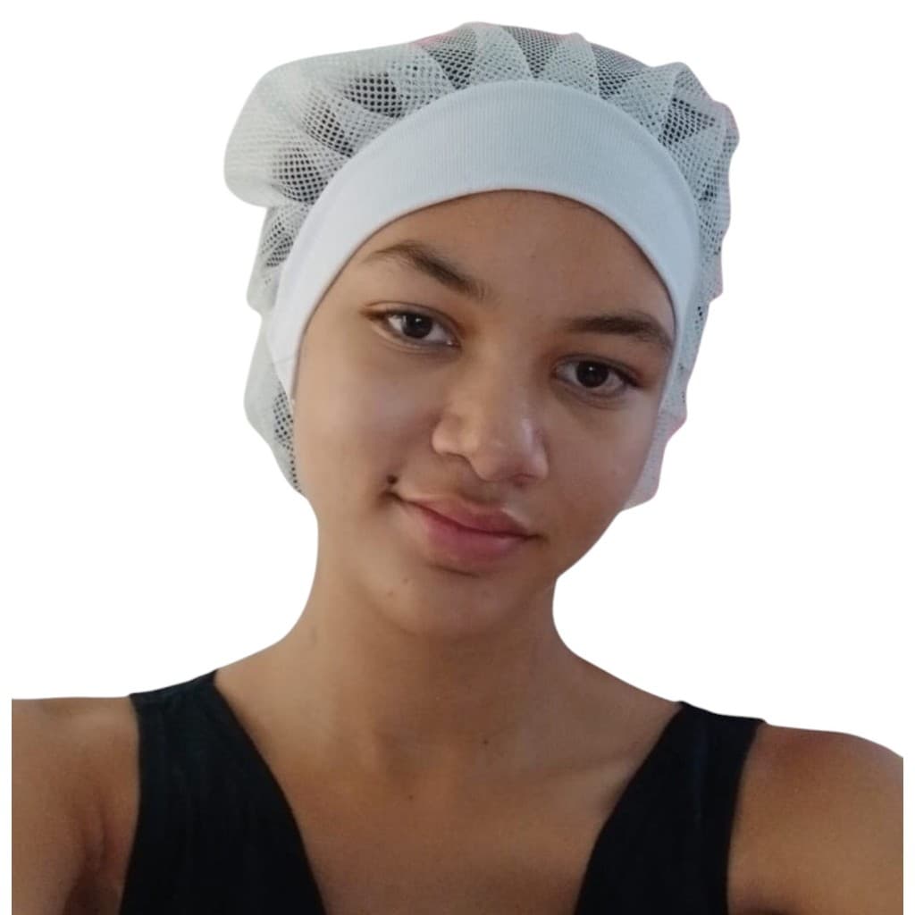 01 TOUCA ANTI FRIZZ FURADINHA