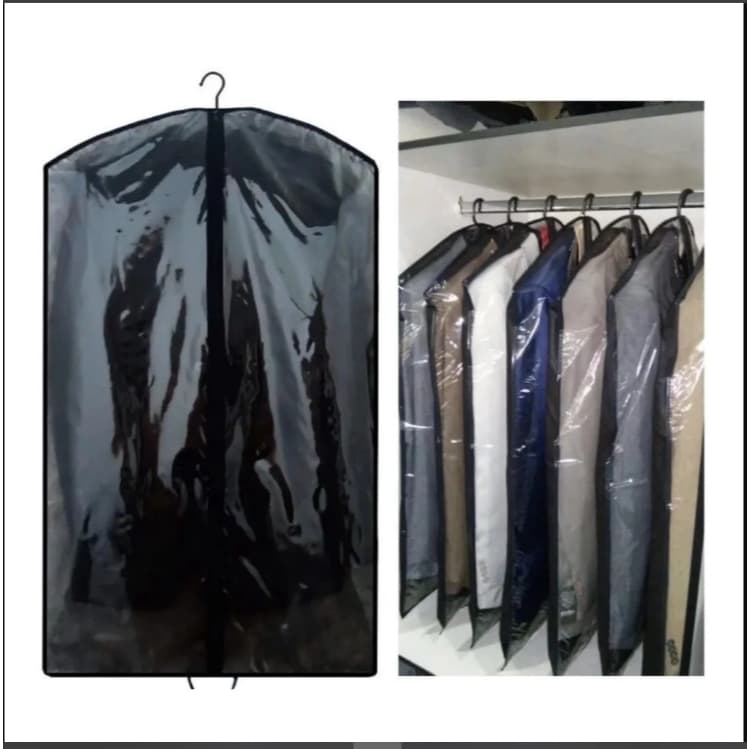 Capa Protetora De Plástico Para Roupas Terno Vestido