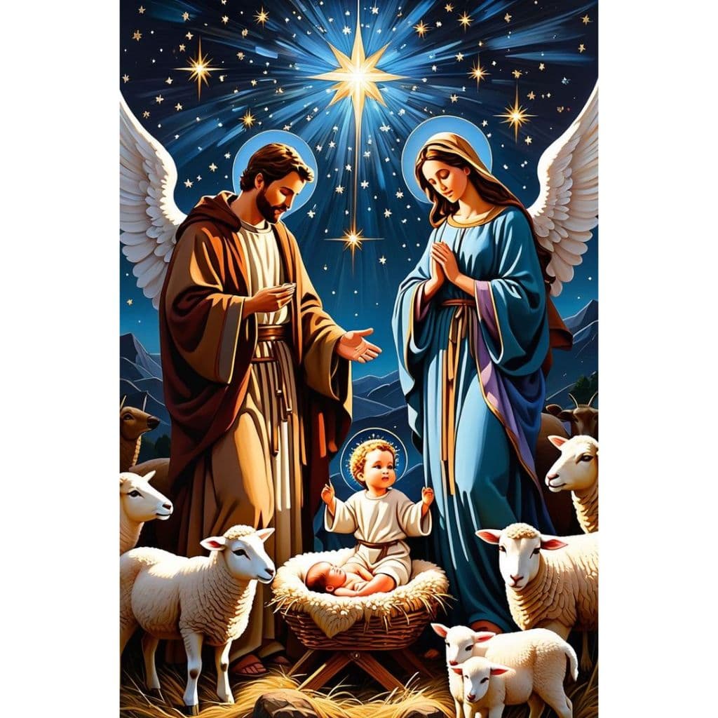 QUADRO DECORATIVO-SAGRADA FAMILIA-COLEÇÃO RELIGIOSA FINAL DE ANO-DECORAÇÃO