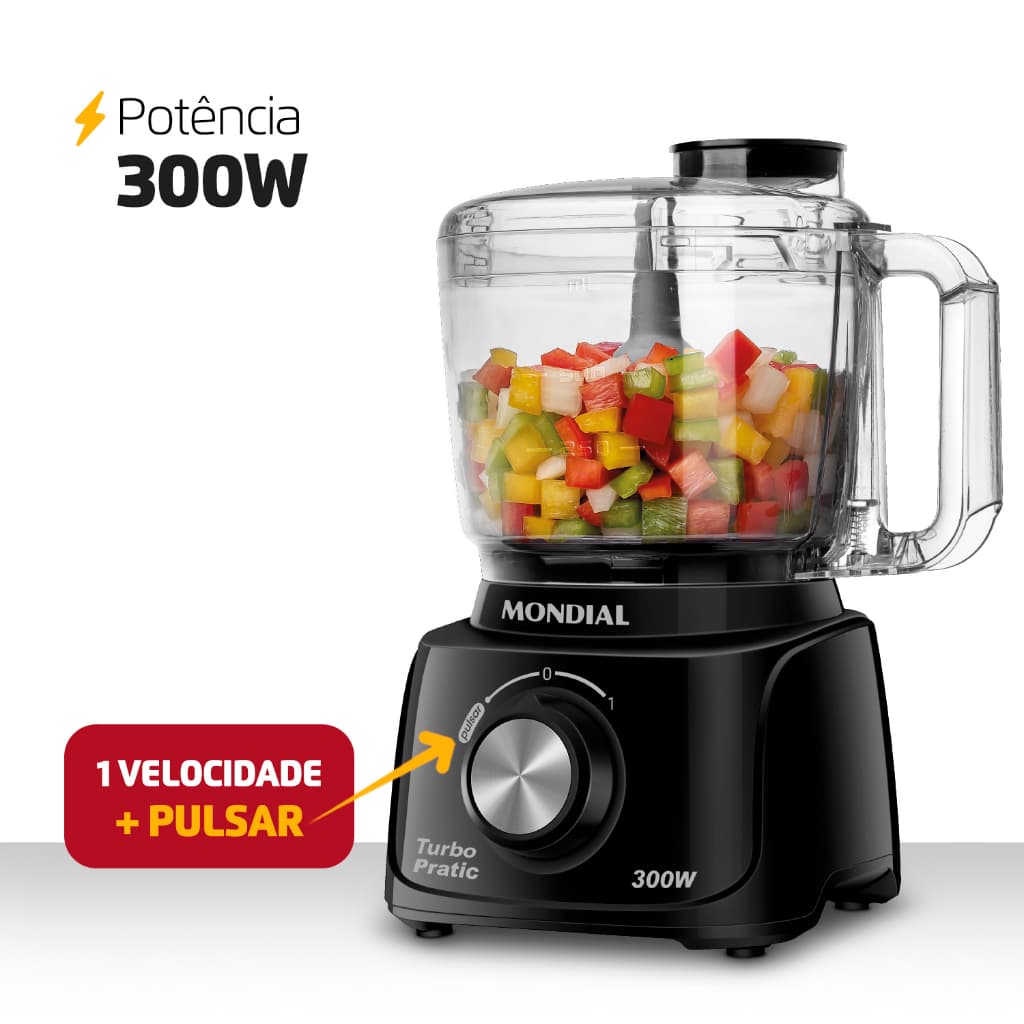 Mini Processador Turbo Pratic Mondial