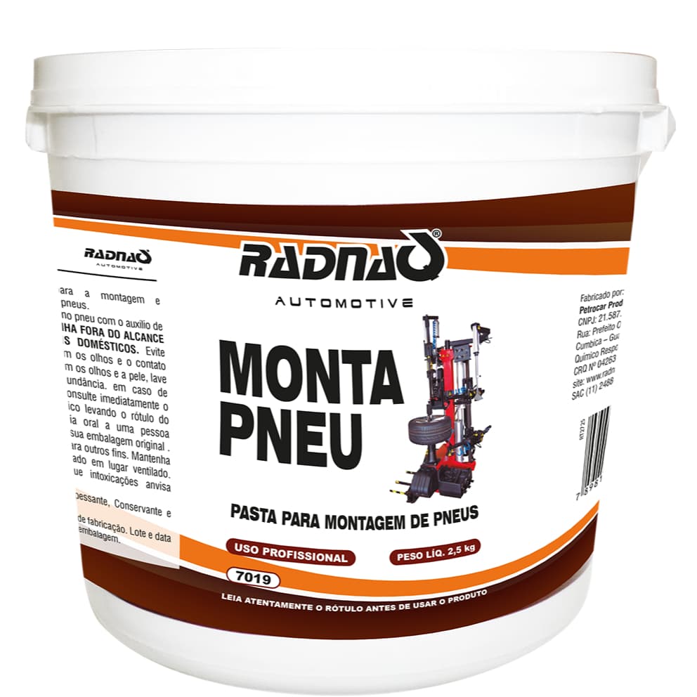 Pasta para Desmontagem de Pneus Monta Pneu Uso Profissional Radnaq 2,5Kg