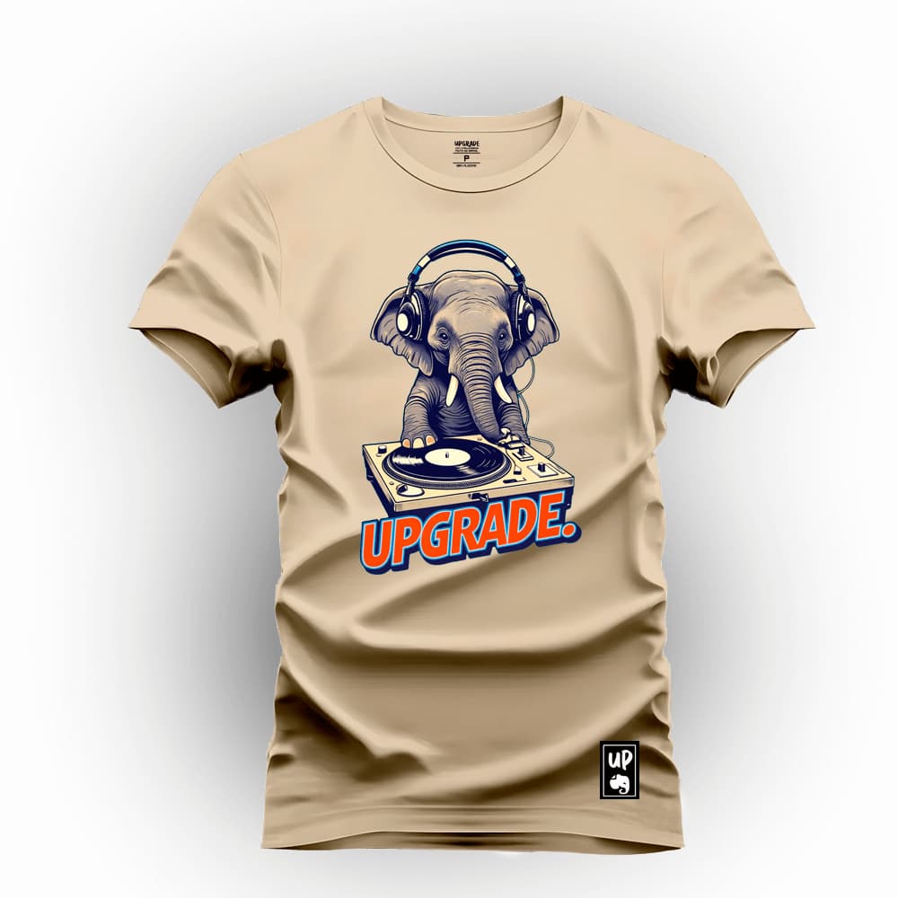 Camiseta Estampada Personalizada DJ Elefante