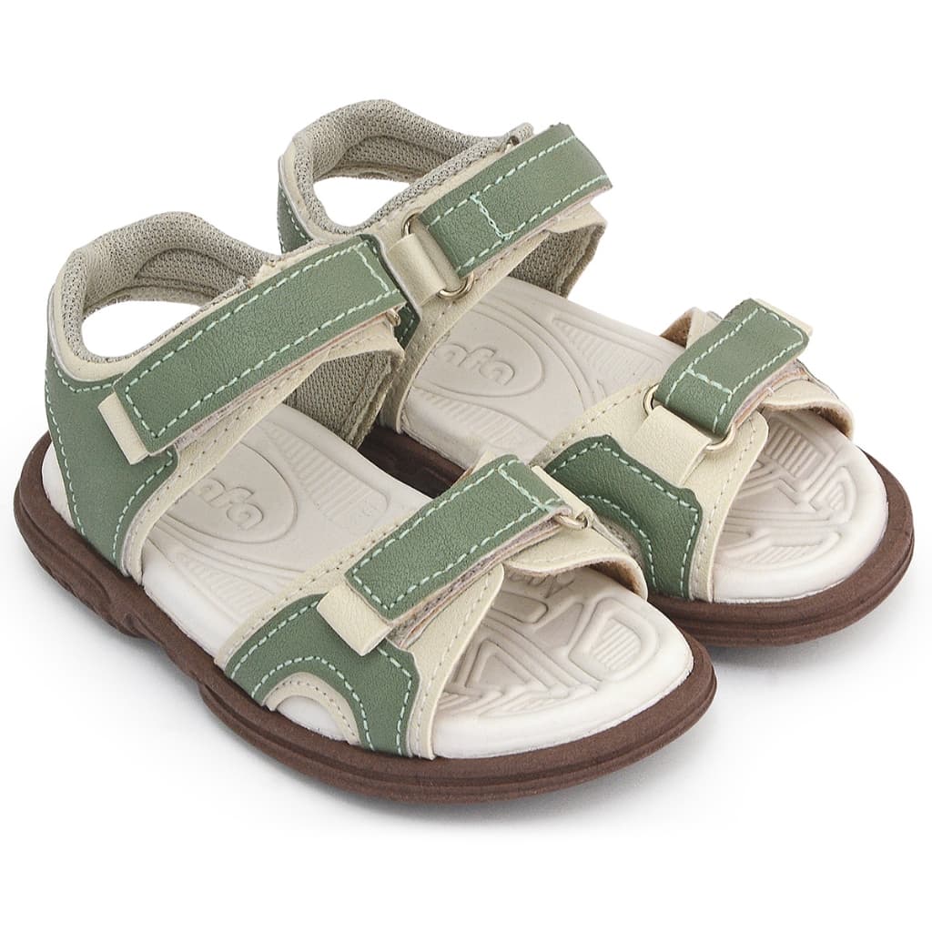 Sandália De Velcro Para Bebe Antiderrapante Calce Fácil Promoção