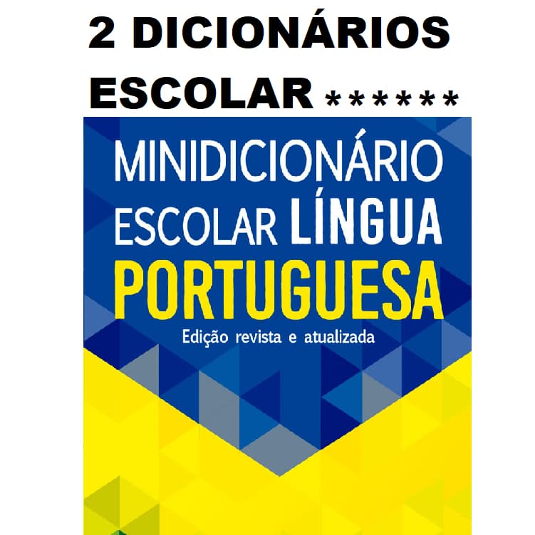 2 DICIONARIOS LINGUA PORTUGUESA OU ESPANHOL  **NOVA ORTOGRAFIA ** ENVIO EM 24H ****PARA TODO BRASIL********100% ORIGINAL