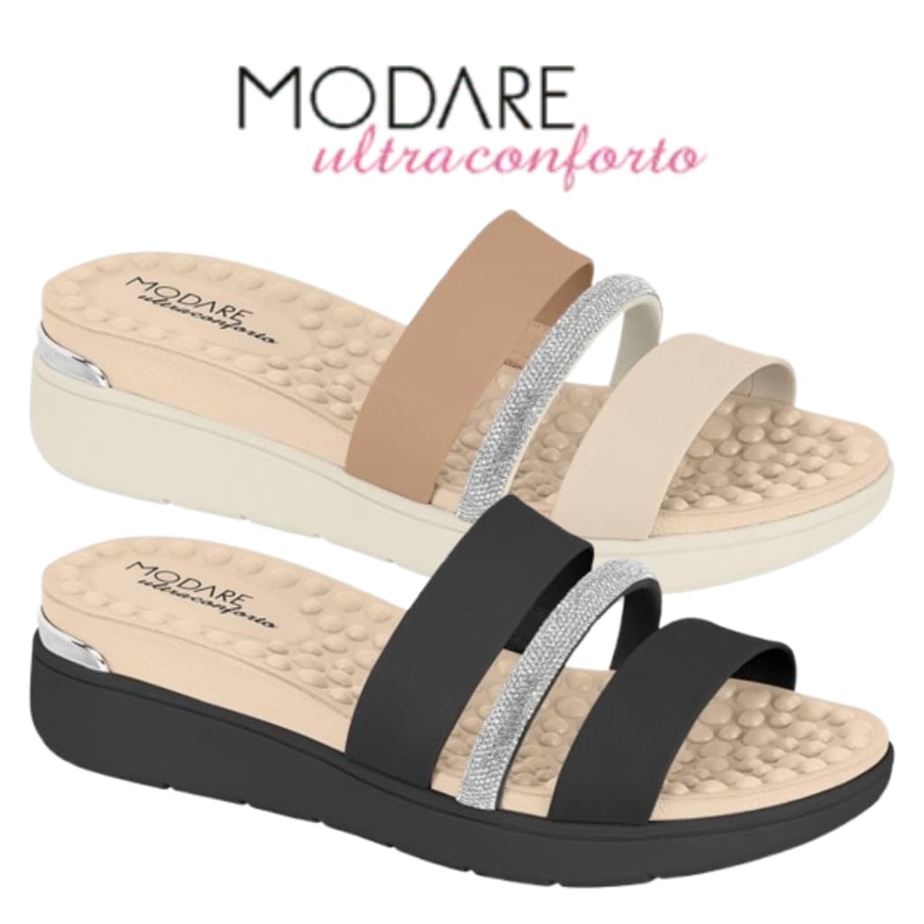 Tamanco Feminina Modare Esporão Fascite Plantar Casual Ultraconforto 7151.133