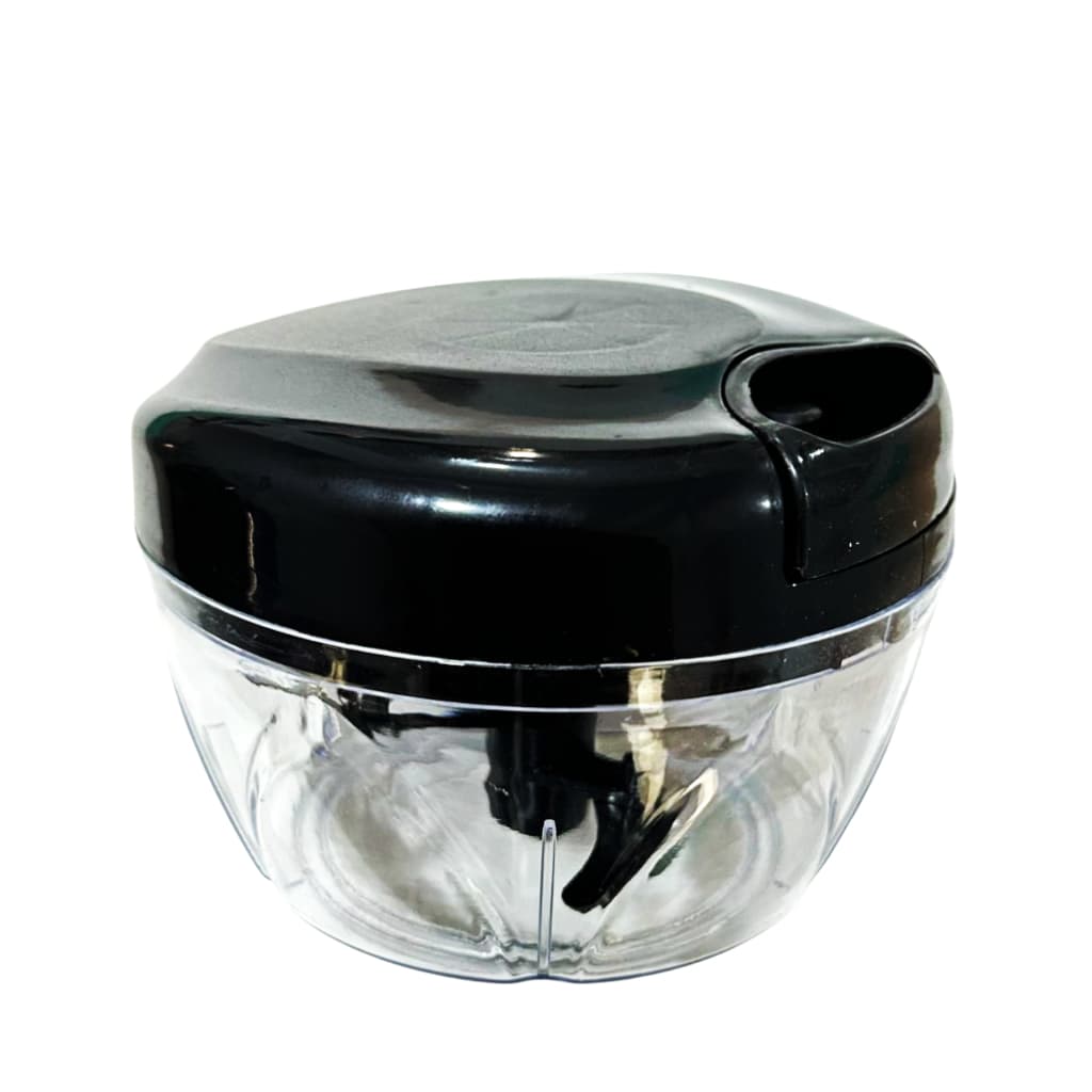 Processador Cortador Manual Legumes 500ml Com Lâminas Fatiador Alimentos Cozinha
