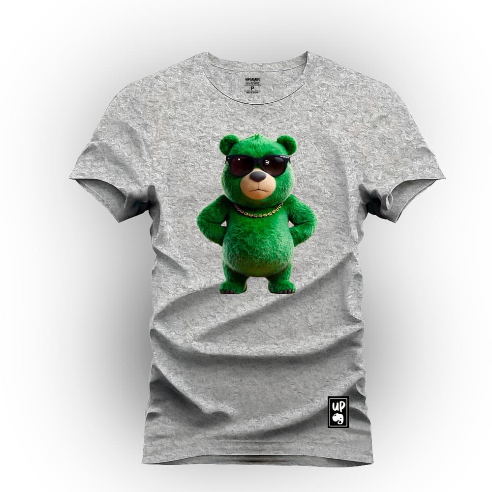 Camiseta Estampada Personalizada Ursinho Green