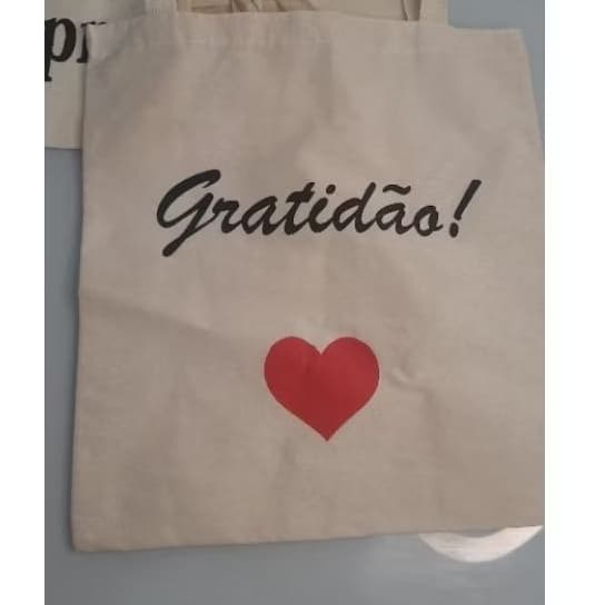 bolsa ecobg gratidão 100%algodão