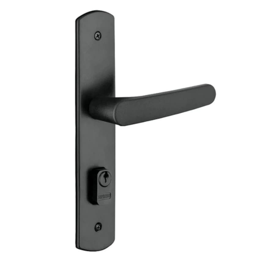 Fechadura Porta Externa Modelo Ipanema Reta Preta Soprano