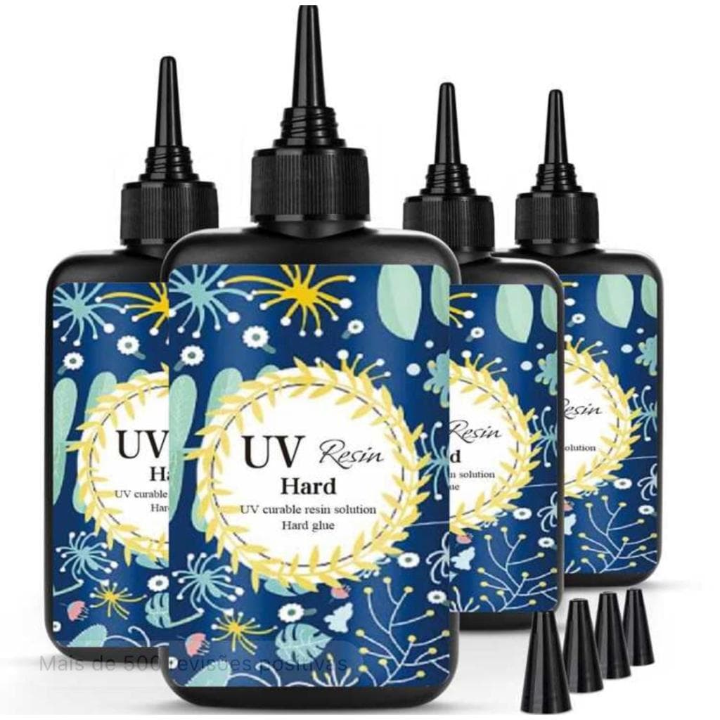 Resina UV Transparente / Cola Cristal Ultravioleta 100g