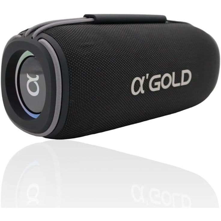 Caixa de som Bluetooth Portátil A Gold SM7 RGB à Prova D'água