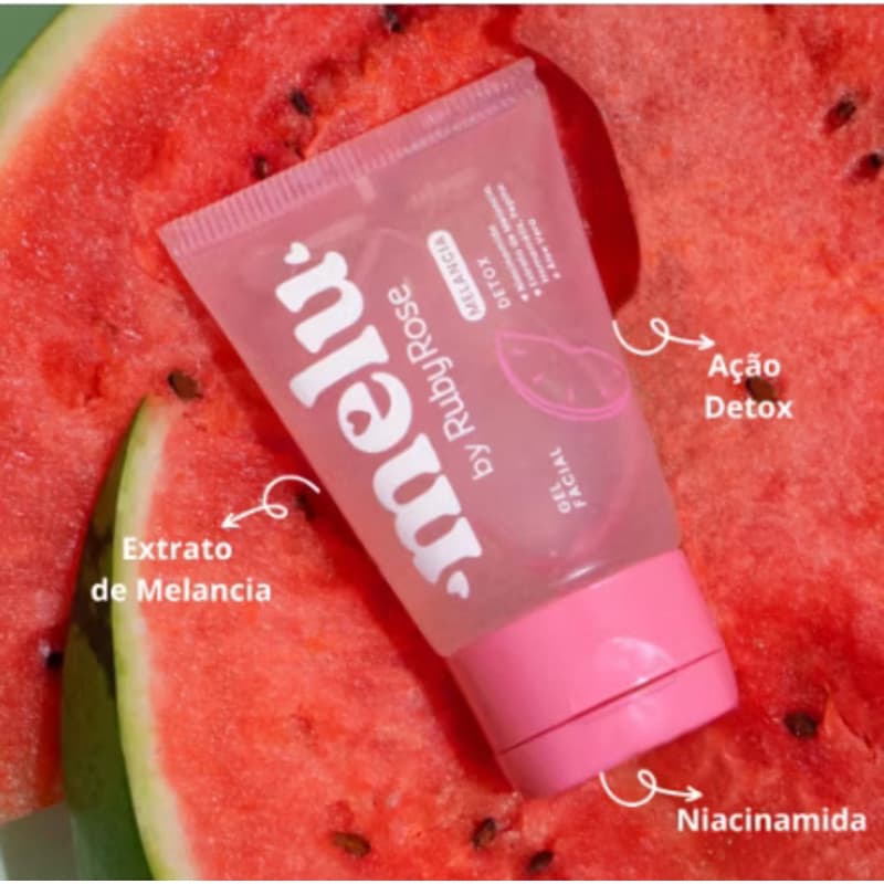 Gel Facial Melancia Detox - Melu