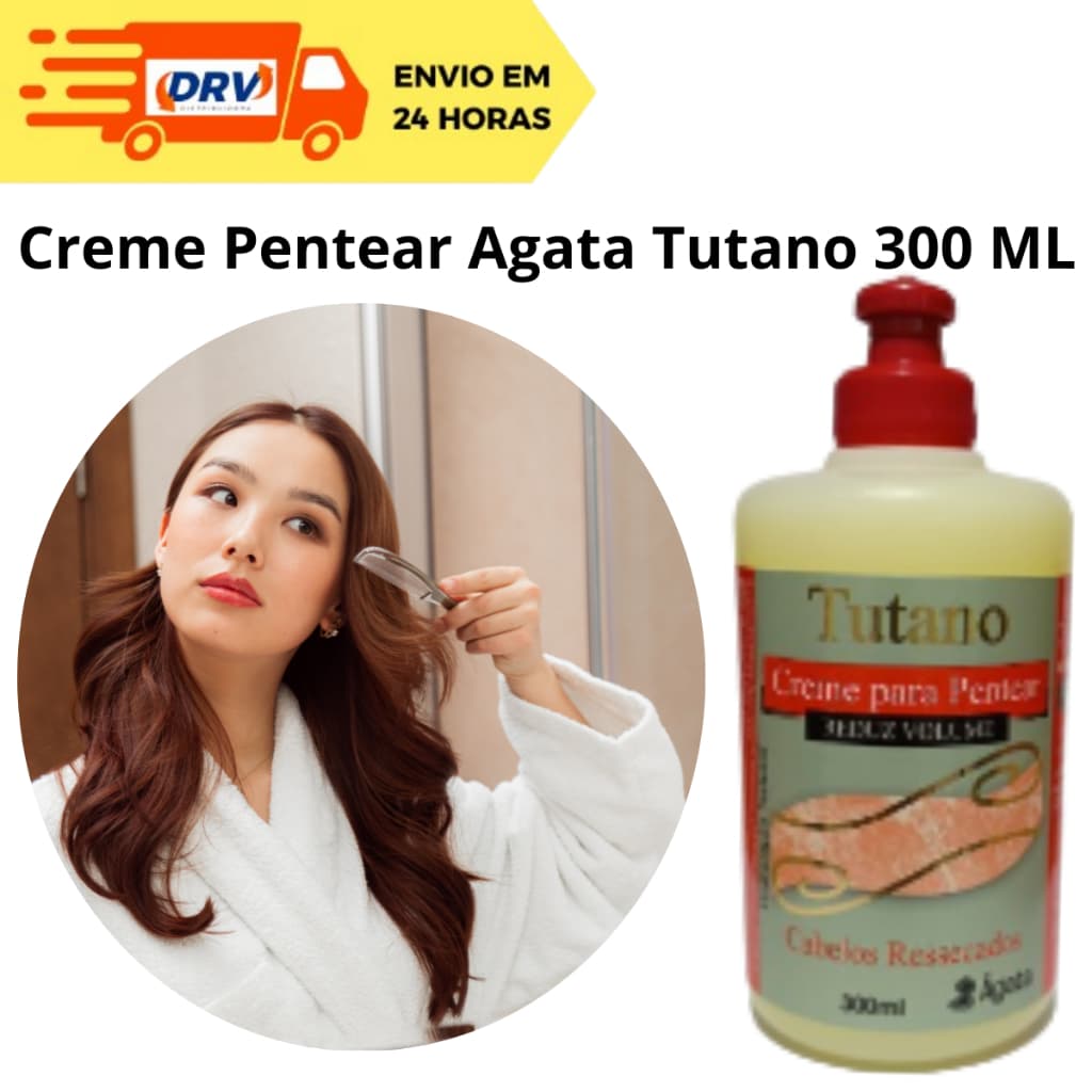 Creme de Pentear Agata Tutano 300 ML - Creme Pentear Tutano - Creme sem Enxague