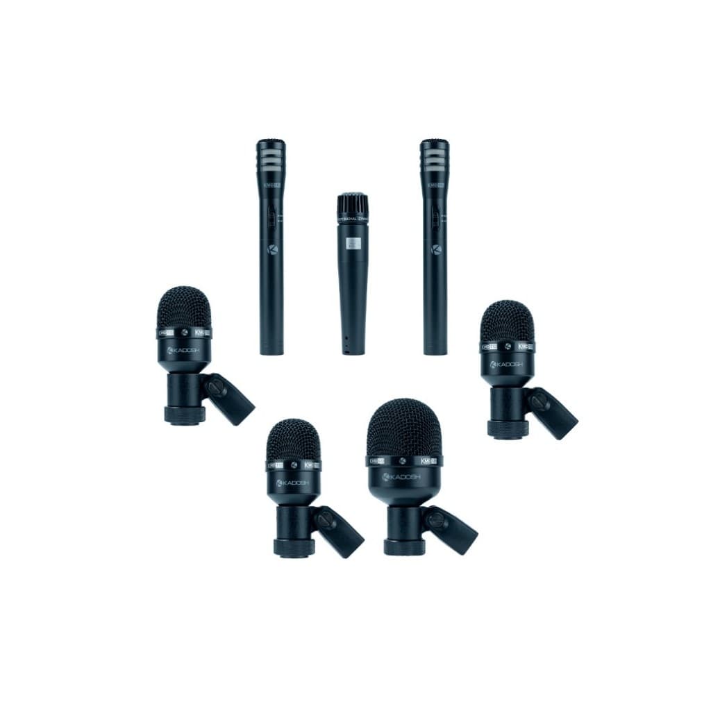 Kit Microfone Kadosh K 7 Slim KMD-107 Bateria 7 Peças