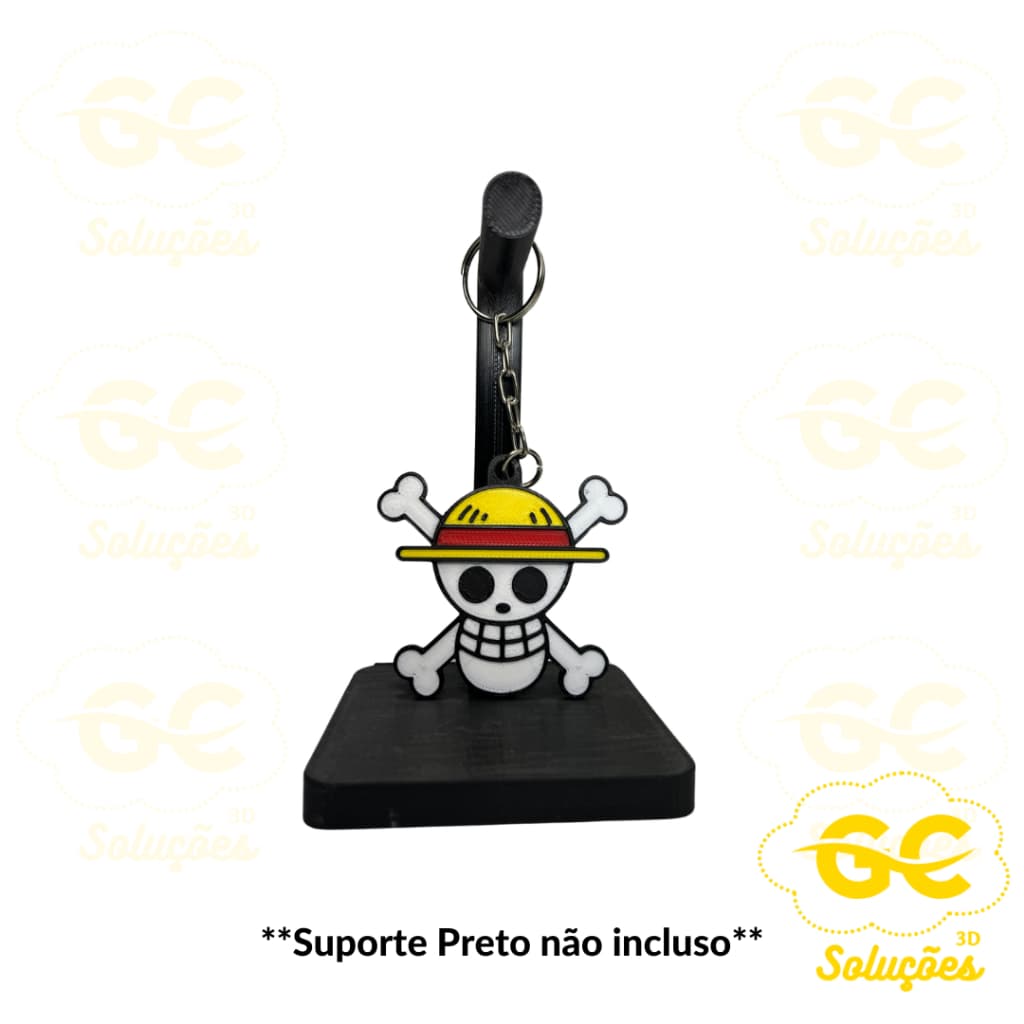 Chaveiro One Piece - Monkey D. Luffy - Anime - Impressão 3d