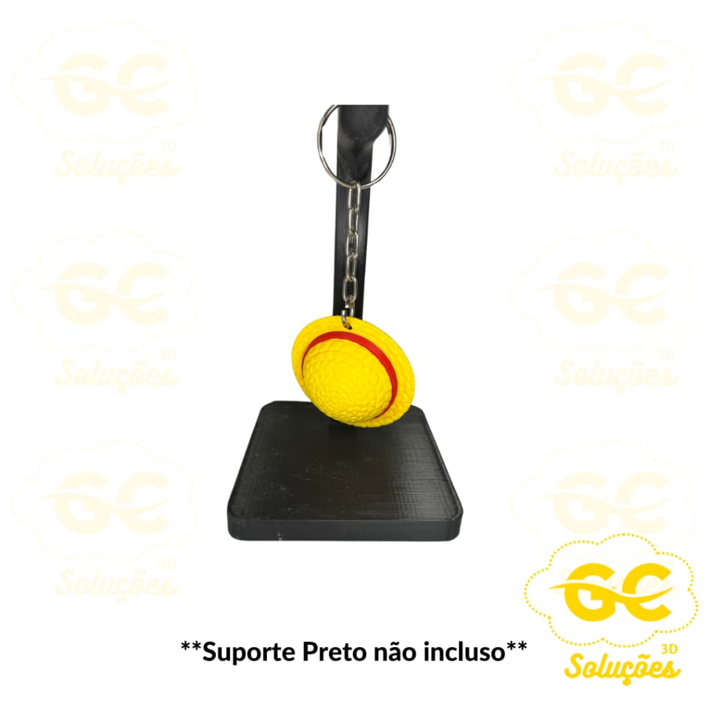 Chaveiro One Piece - Chapéu De Palha - Anime - Impressão 3d