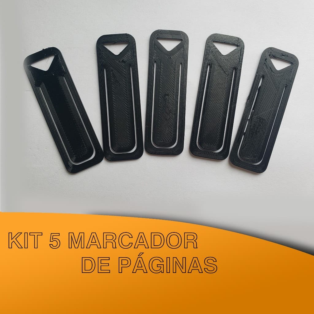 Kit 20 marcadores de página para livro leitura caderno revistas