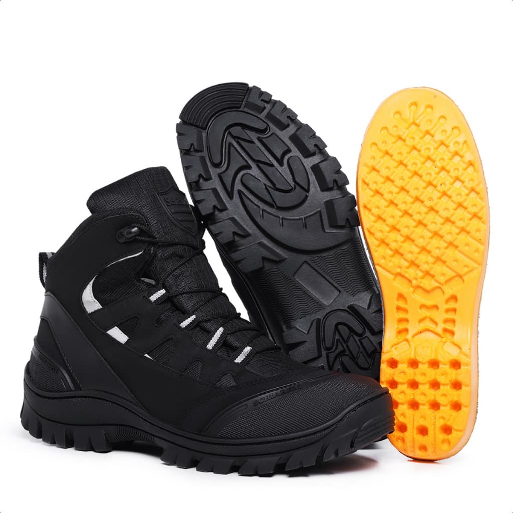 Bota Coturno Masculina 950 Militar Motociclista Exército Confortável Resistente Casual Schiareli