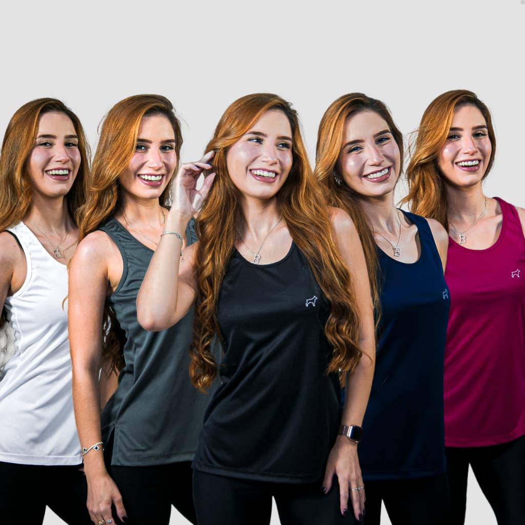 Kit 5 Blusa Academia Feminina Dry Fit Tapa Bumbum Sobre Legging Long Line Parvori