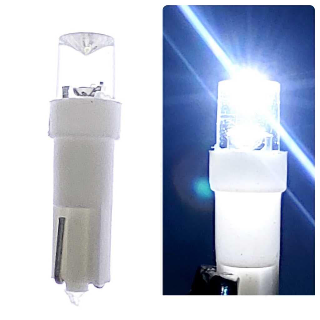 5/10 Lâmpada Led automotiva T5 w5w 24v painel pinguinho caminhão