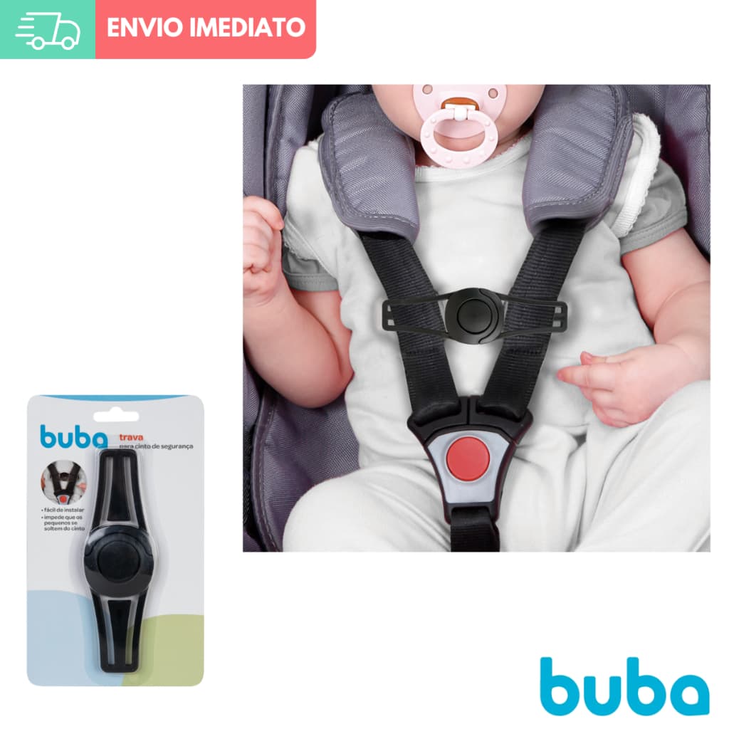 Trava Para Cinto De Segurança Bebê Buba Cadeirinha Bebê Conforto