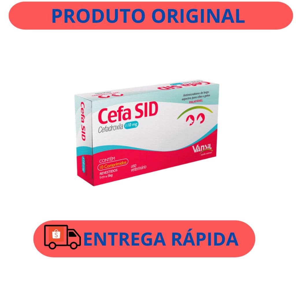 Cefa SID 110mg 10 Comprimidos - Vansil