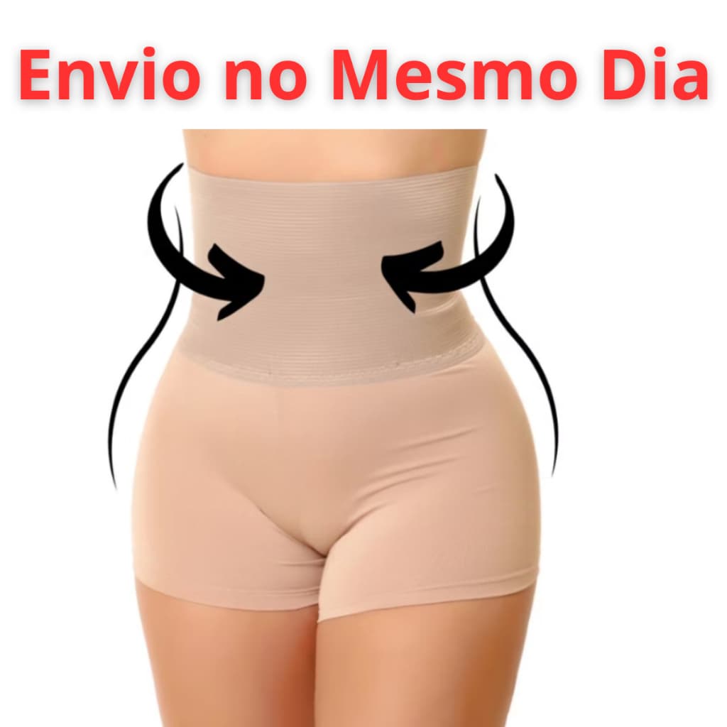 Short Modeladora Alta compressão Cinta pós Cirurgia Cinta zero barriga Levanta Bumbum