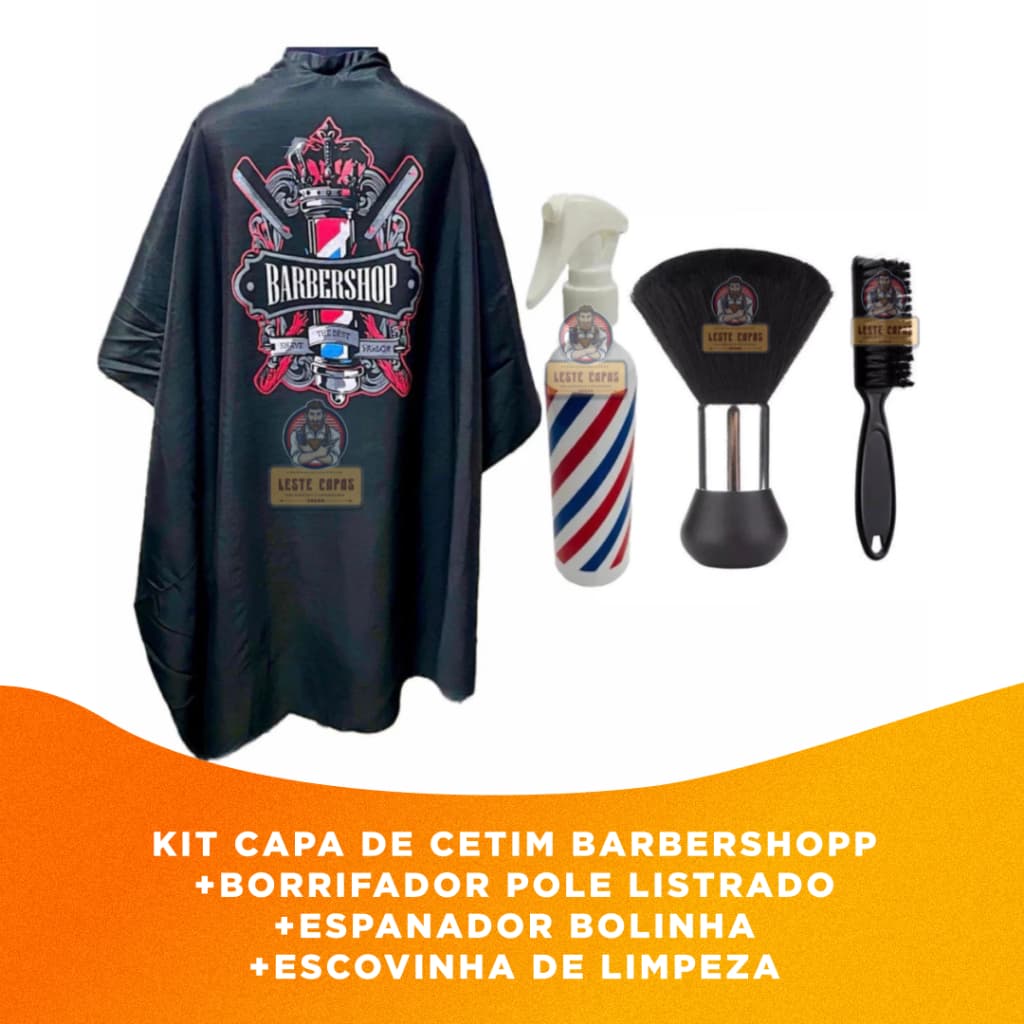 Capa Para Corte De Cetim Preto Personalizado Borrifador Listrado Espanador Grande Escovinha Degrade