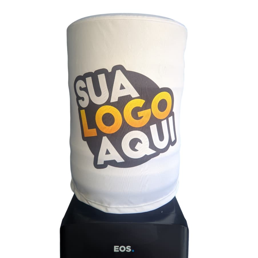 Capa para Galão personalizado com Logo da Empresa, Marca e Firma