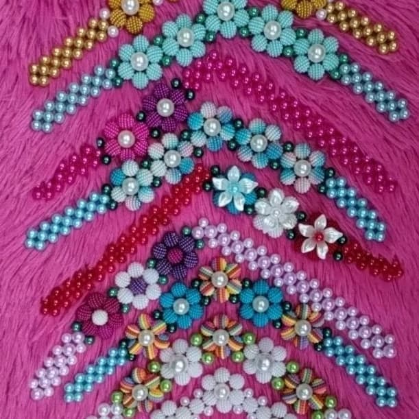 10 pares de trama de pérolas ABS para customizar chinelo