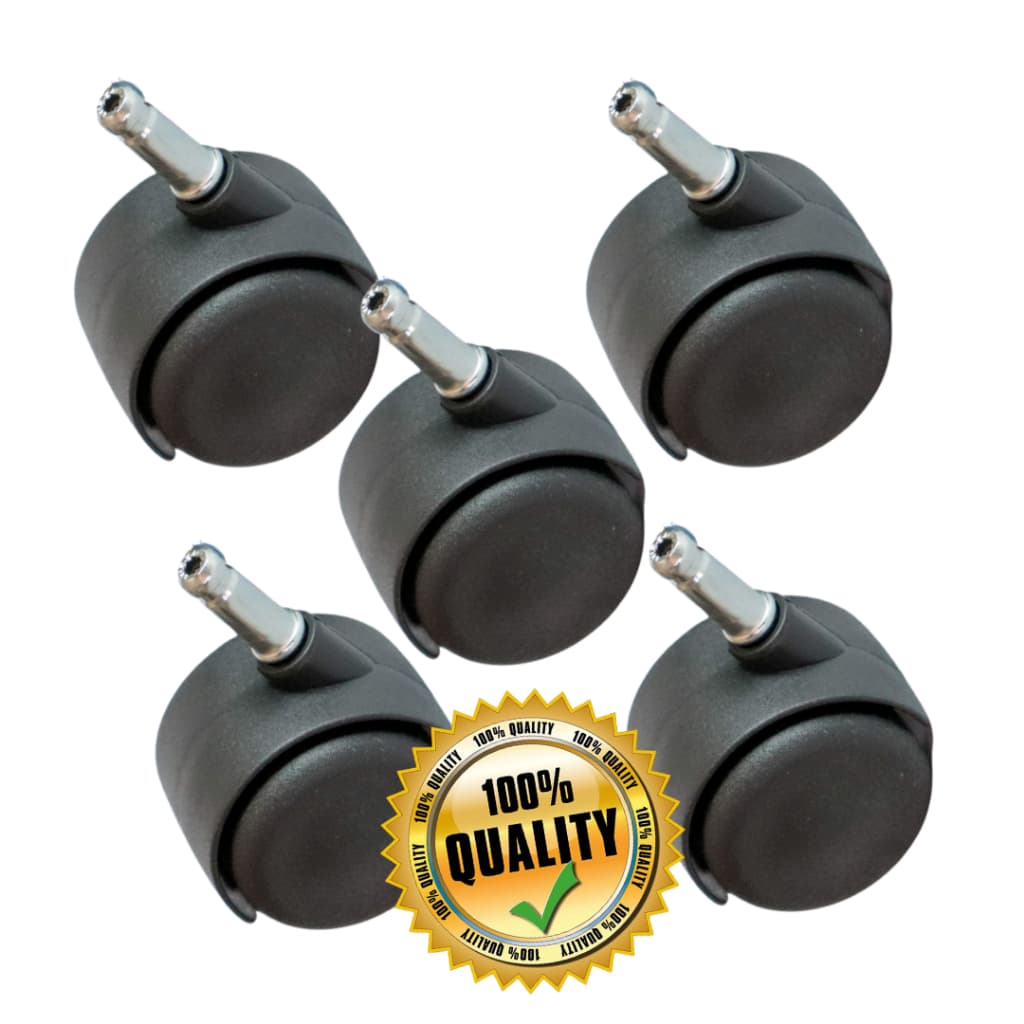 Rodízios para Cadeiras - Pino 10mm, Sem Anel, Duráveis e Práticos | Kits e Unidades