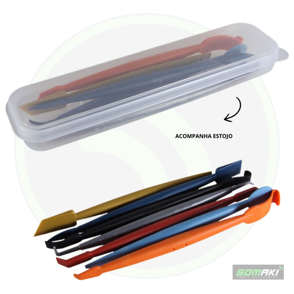 Kit Ferramentas para Acabamento Envelopamento 7 Peças Expex