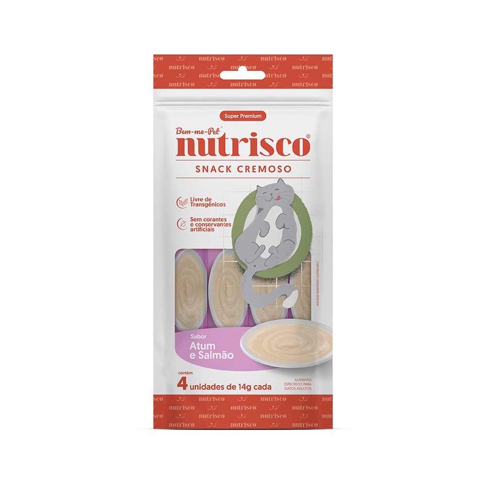 Snack Nutrisco Cremoso para Gatos Adultos - 56g