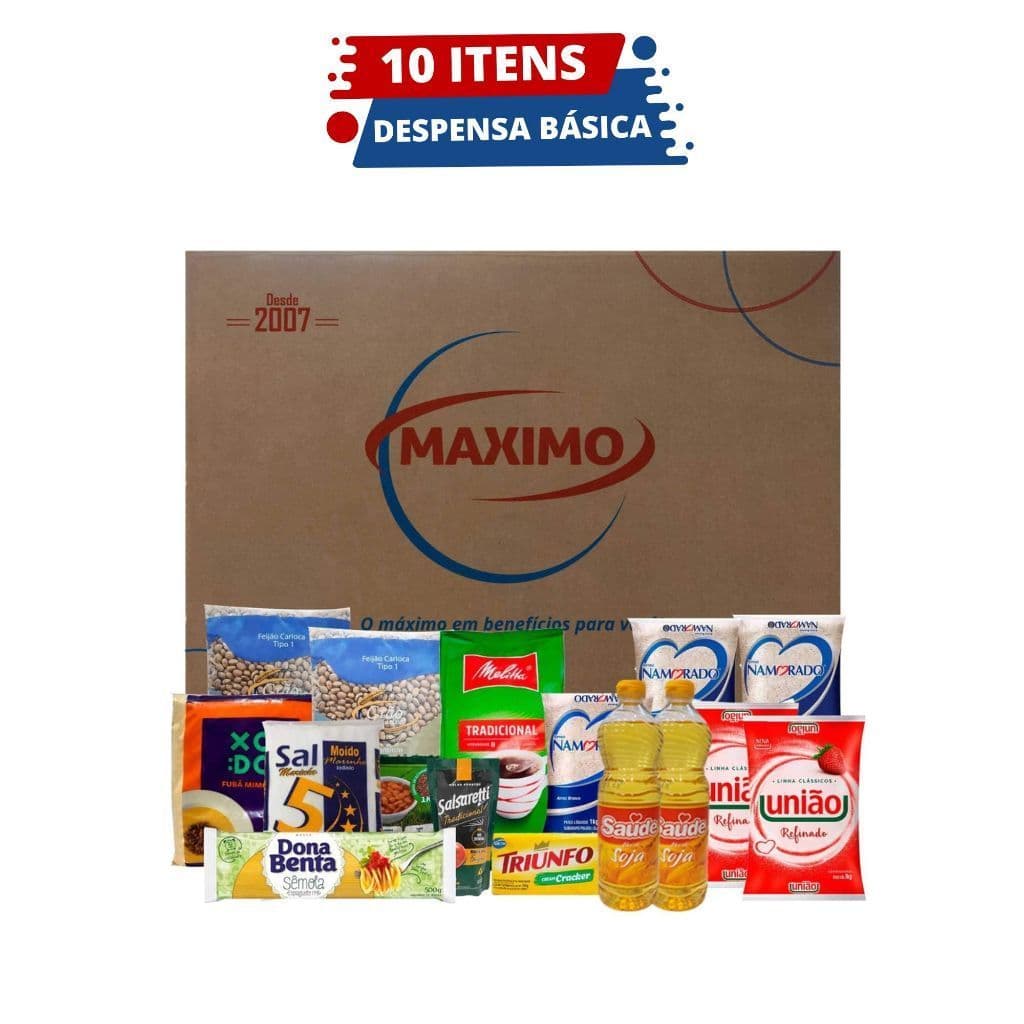 Cesta Básica Despensa 11 Itens - Essencial Plus 10kg