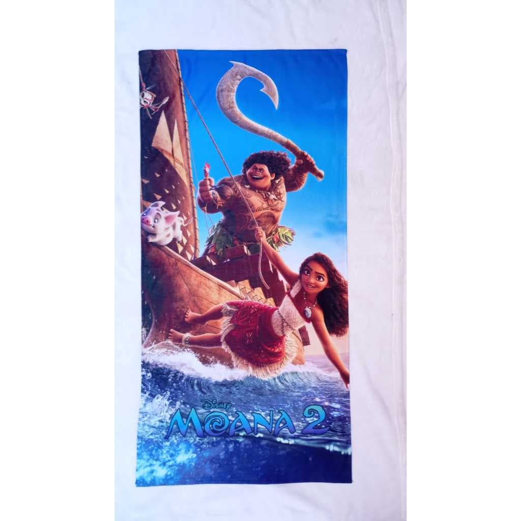 Toalha de Banho e Praia Estampa Infantil Moana 2