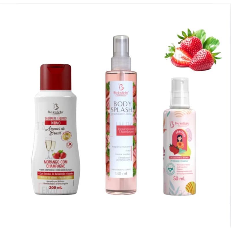Kit 3 Sabonete Íntimo - Colônia Dory Splash - Desodorante Spray Bio instinto
