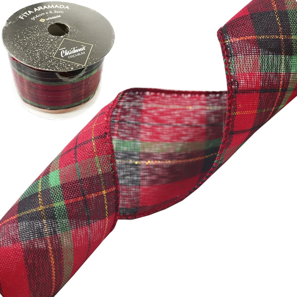 Fita Aramado Xadrez 9,14Mx6,3Cm