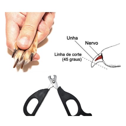 1 Peça Para Tosar/ Tesoura De Unha Pet Profissional Promoção