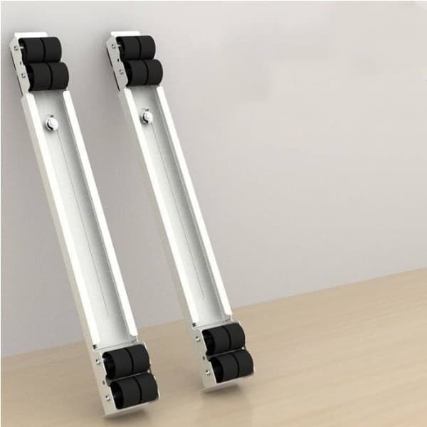 Suporte Universal de Alumínio De Base Com Rodinha Para Geladeira Fogão E Máquina até 200kg Ajustável