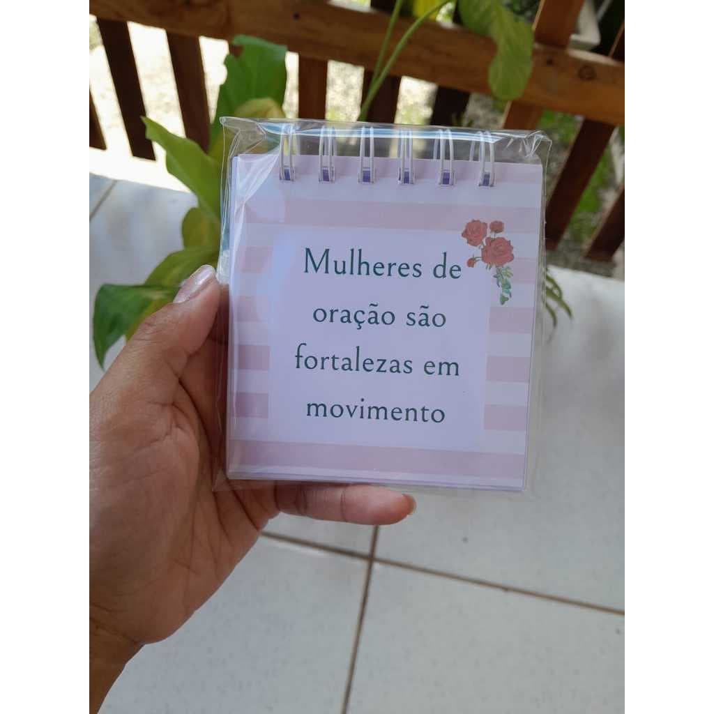 Encontro de mulheres - lembrancinha chá de mulheres - bloquinho para mulheres
