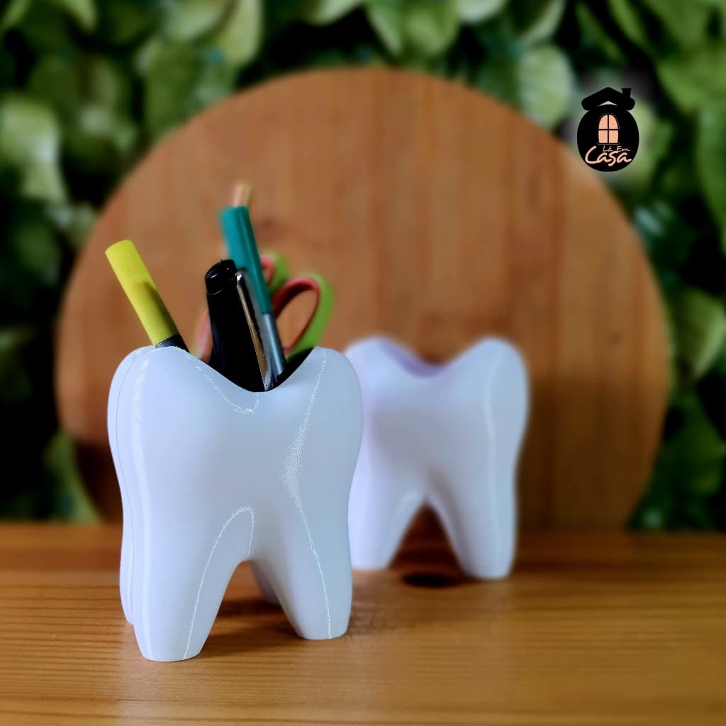 Dente Porta-Objetos | Porta Escovas ou Porta Canetas